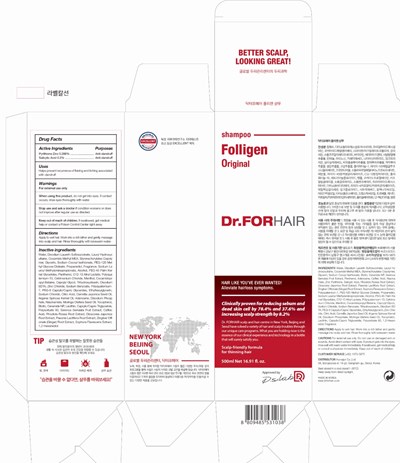 package label - Dr Forhair Folligen